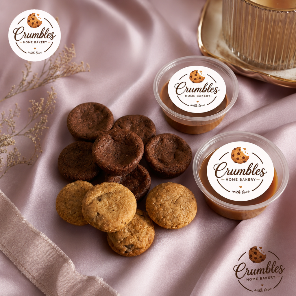 ميني كوكيز كابس الفاخرة – كوكيز صغيرة بقوام شهي ومذاق غني  (chocolate / dark) 20 pcs