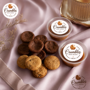 ميني كوكيز كابس الفاخرة – كوكيز صغيرة بقوام شهي ومذاق غني  (chocolate / dark) 20 pcs